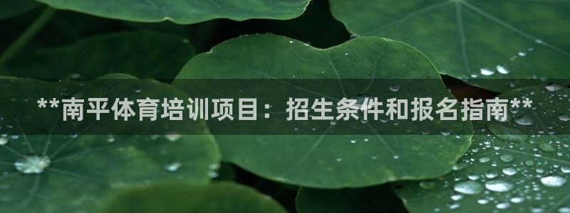 欧陆游戏平台：**南平体育培训项目：招生条件和报名指
