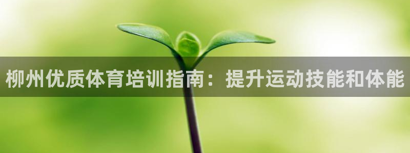 欧陆论坛：柳州优质体育培训指南：提升运动技能和体能