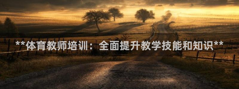 欧陆娱乐游戏特色：**体育教师培训：全面提升教学技能和知识*
