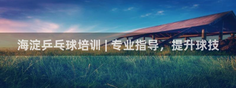 欧陆娱乐注册平台：海淀乒乓球培训 | 专业指导，提升
