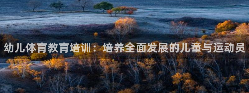 欧陆娱乐中国：幼儿体育教育培训：培养全面发展的儿童与运动员